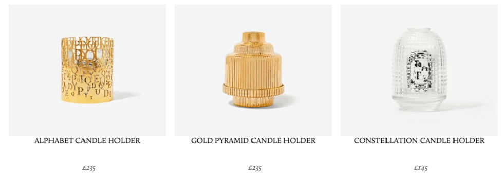 Diptyque's candle holder
