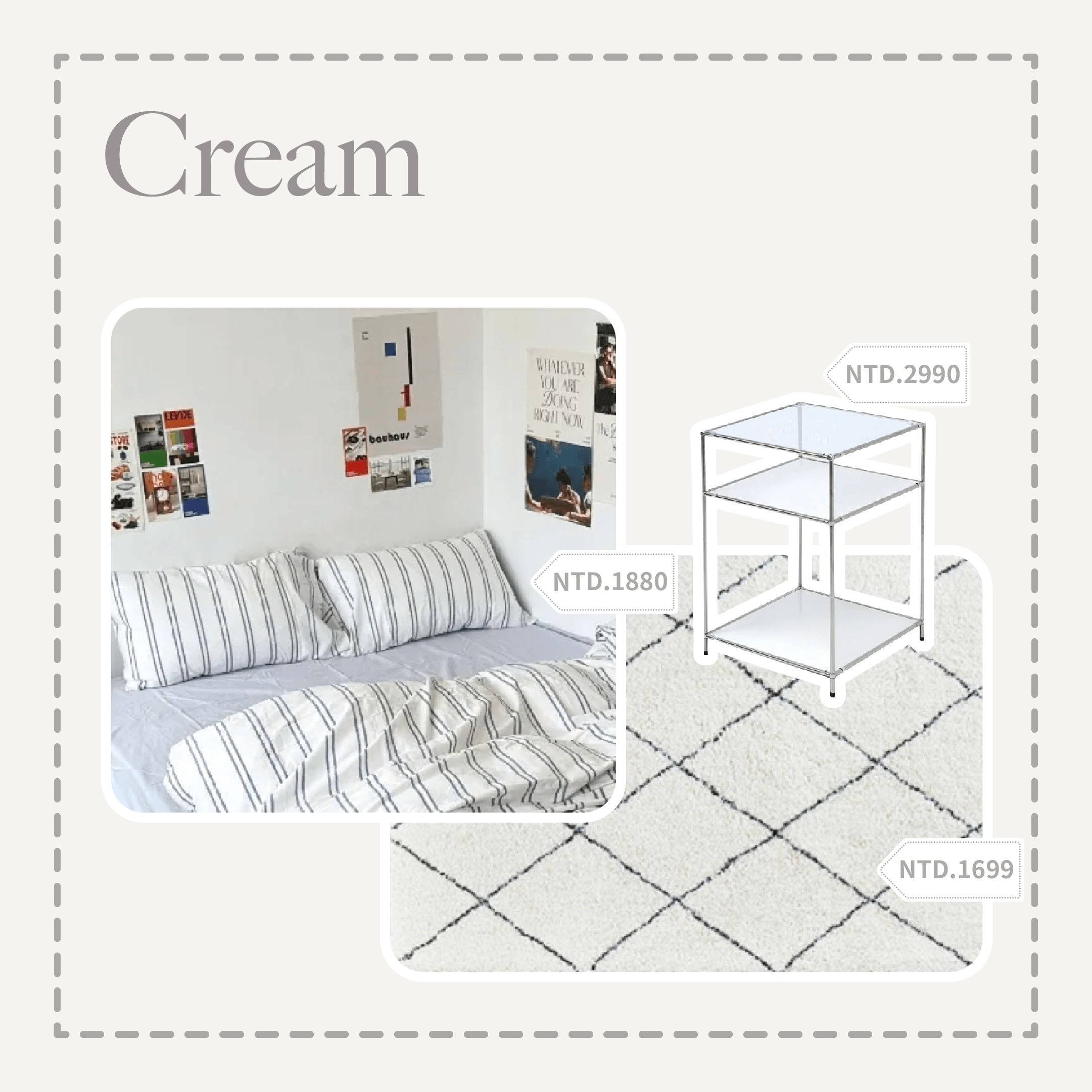 small bedroom decoration - white